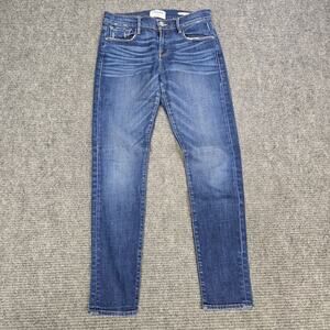 FRAME Le Garcon Jeans Womens 27x29 Medium Wash Slim Boyfriend Stretch Denim
